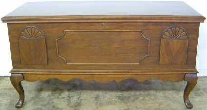 Antique Walnut Cedar Chest