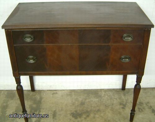 Antique Mahogany Server