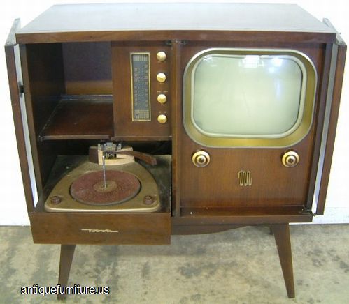 Antique Motorola 17f2wa Tv Radio Phonograph