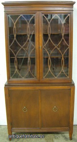 Antique Mahogany China Cabinet
