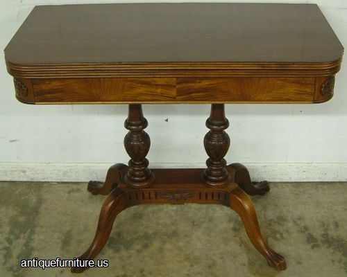 Antique Mahogany Game Table