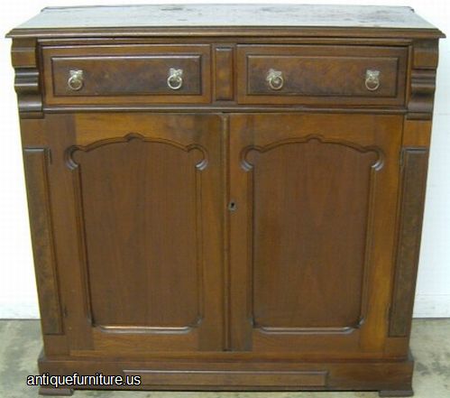 Antique Victorian Walnut Jelly Cupboard