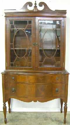 Antique Mahogany China Cabinet