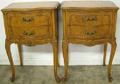 Antique Pair French Night Stands