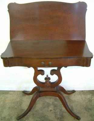 Antique Mahogany Game Table