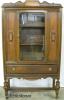  Walnut China Cabinet 