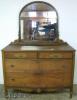 Burl Walnut Dresser Mirror Burl Walnut Dresser Mirror