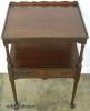 Flame Mahogany Lamp Table Flame Mahogany Lamp Table