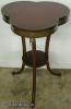 Mahogany Clover Leaf Leather Top Lamp Table Mahogany Clover Leaf Leather Top Lamp Table
