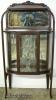 Mahogany Leaded Glass Etagere Mahogany Leaded Glass Etagere