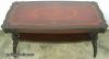 Mahogany Leather Top Coffee Table Mahogany Leather Top Coffee Table