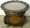Mahogany Shell Carved Table Mahogany Shell Carved Table