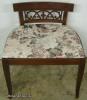 Mahogany Vanity Bench Mahogany Vanity Bench