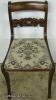  Ornate Flame Mahogany Desk Chair 