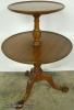  Ornate Mahogany Tier Table 