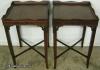  Pair Mahogany Lamp Tables 