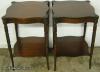  Pair Mahogany Lamp Tables 