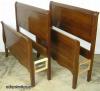  Pair Mahogany Twin Beds 