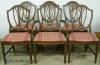  Set Shieldback Dining Room Chairs 
