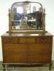  Burl Walnut Dresser 