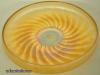  Carnival Glass Swirl Bowl 
