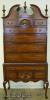  Mahogany Queen Ann Henredon Bonnet Top Chest On Chest 