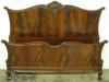  Ornate Flame Mahogany Ball Claw Bed 