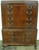 Ornate Flame Mahogany Ball Claw Chest Ornate Flame Mahogany Ball Claw Chest