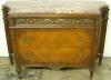  Ornate French Marble Top Dresser 