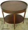 Oval Mahogany Lamp Table 