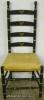  Paint Decorated Ladder Back Chair 