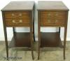 Pair Mahogany End Tables 