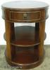  Round Flame Mahogany Lamp Table 
