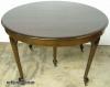  Round Walnut Queen Ann Dining Table 