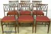  Set Mahogany Dining Chairs 