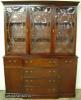 Mahogany Bubble Glass Breakfront Mahogany Bubble Glass Breakfront