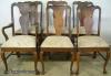 Set Walnut Paw Foot Chairs Set Walnut Paw Foot Chairs