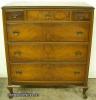  Burl Walnut Chest 