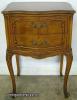  French Burl Walnut Nightstand 