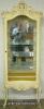  French Paint Decorated Curio Cabinet 