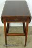  Inlaid Mahogany Drop Leaf Lamp Table 