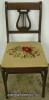  Mahogany Needlepoint Desk Chair 
