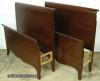  Mahogany Twin Beds 