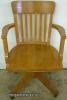  Oak Swivel Office Chair 