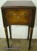  Paint Decorated Walnut Nightstand 
