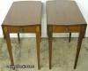  Pair Inlaid Mahogany Kittinger Drop Leaf Lamp Tables 
