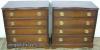  Pair Mahogany Bachelor Chests 