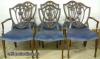  Set 6 Shieldback Dining Chairs 