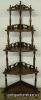  Walnut Corner Curio Shelf 