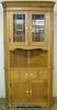  Contemporary Oak Corner Cabinet 